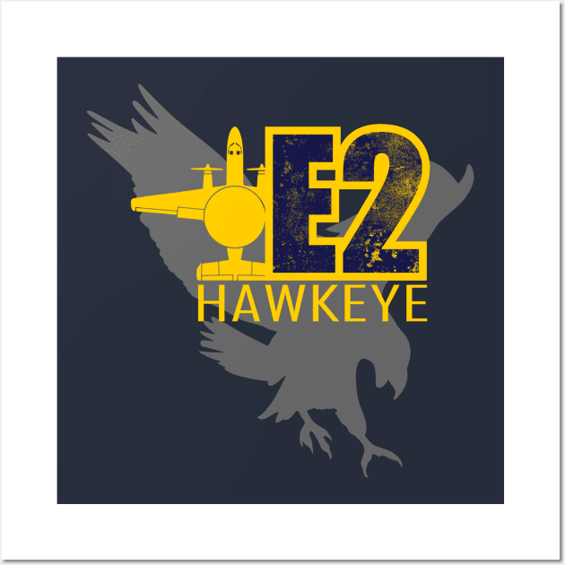 E-2 Hawkeye Distressed Wall Art by TCP